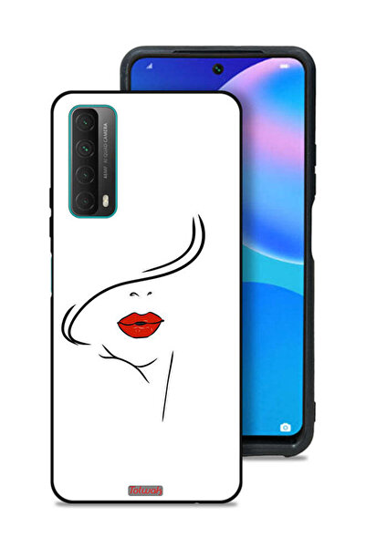 Tolwak غطاء حماية لهاتف هواوي بي سمارت (2021) - رسمة وجه فتاة
