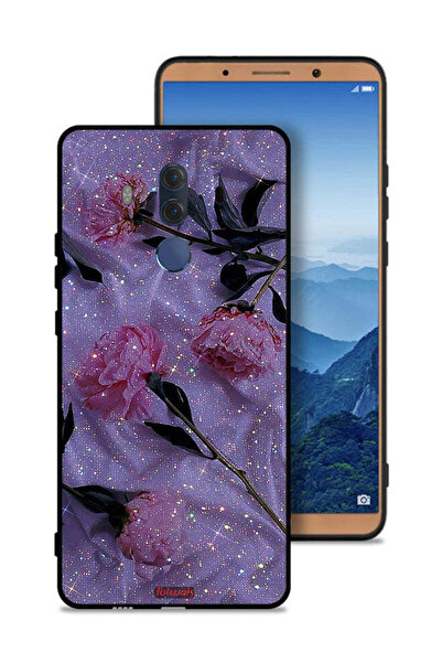 Tolwak غطاء حماية لهاتف هواوي ميت 10 برو بنقشة ورود لامعة