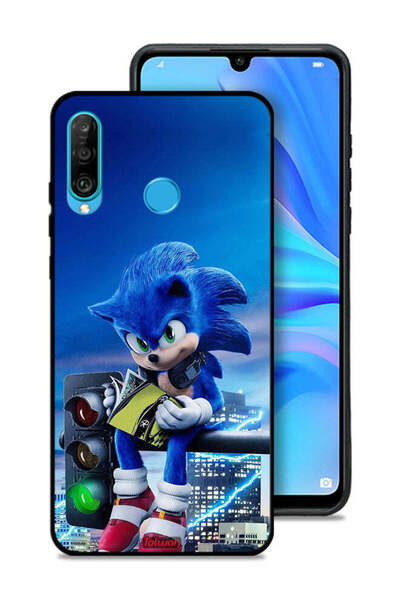 Tolwak غطاء حماية لهاتف هواوي نوفا 4e بطبعة سونيك ريدينج