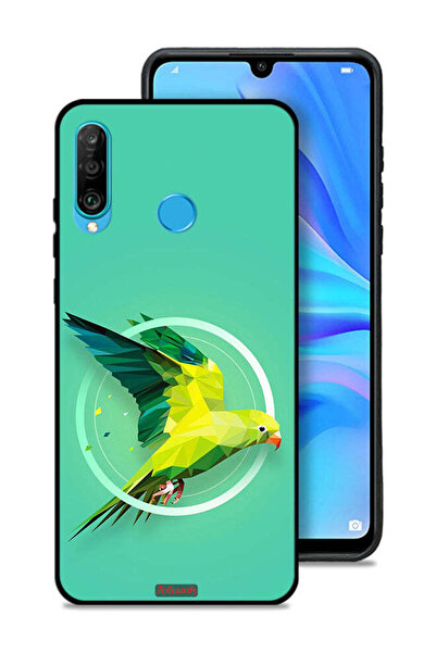 Tolwak غطاء حماية لهاتف هواوي P30 لايت بتصميم ببغاء تجريدي