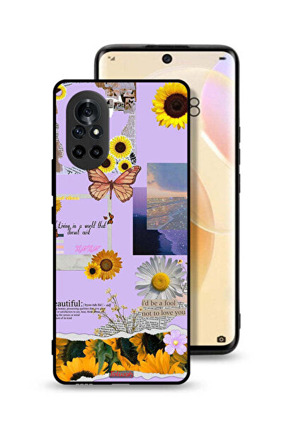 Tolwak غطاء حماية لهاتف هواوي نوفا 8 بملصقات عباد الشمس الجميلة