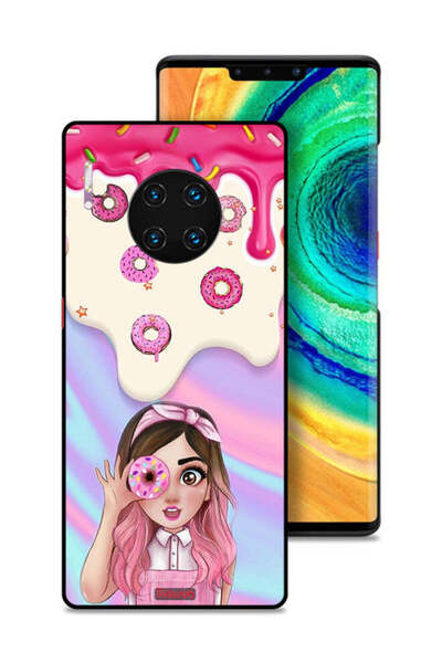 Tolwak غطاء حماية لهاتف هواوي ميت 30 برو يحمل صورة دونات