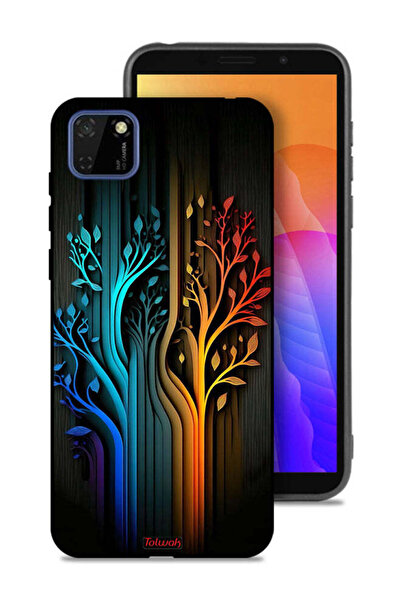 Tolwak غطاء حماية لهاتف هواوي Y5p برسومات أوراق الشجر