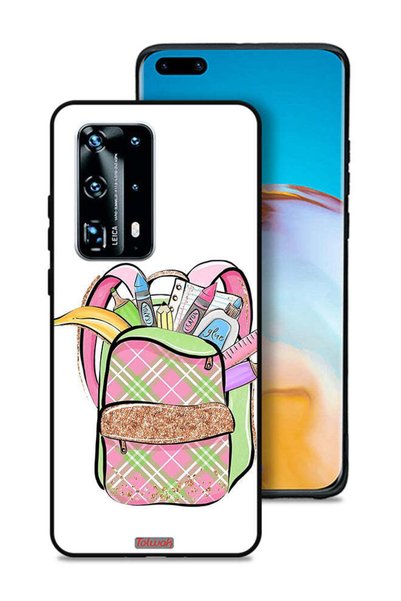 Tolwak Huawei P40 Pro Plus 5G Protective Case Cover Unicorn Girl Bag