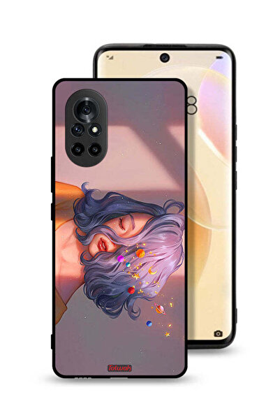Tolwak Huawei nova 8 Protective Case Cover Girl And Space Art
