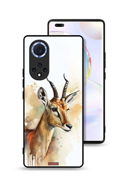 Tolwak غطاء حماية لهاتف Honor 50 Pro بتصميم فن تجريدي للغزلان