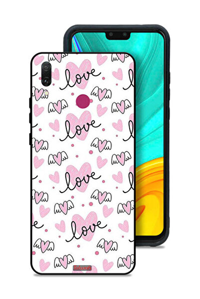 Tolwak Huawei Y9 (2019) Protective Case Cover Love And Heart Art Pattern