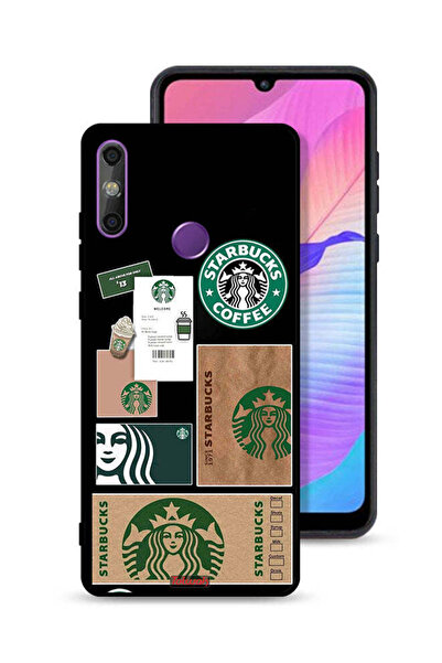 Tolwak غطاء حماية لهاتف هواوي إنجوي 20e - ملصق ستاربكس