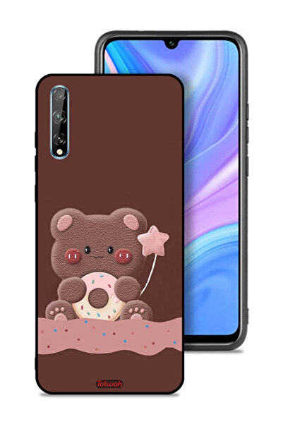 Tolwak غطاء حماية هواوي Y8p على شكل دب دونات