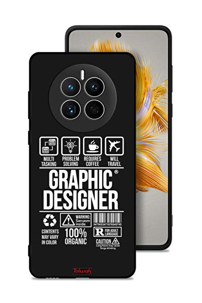 Tolwak Huawei Mate 50 Protective Case Cover Graphic Designer Sticker