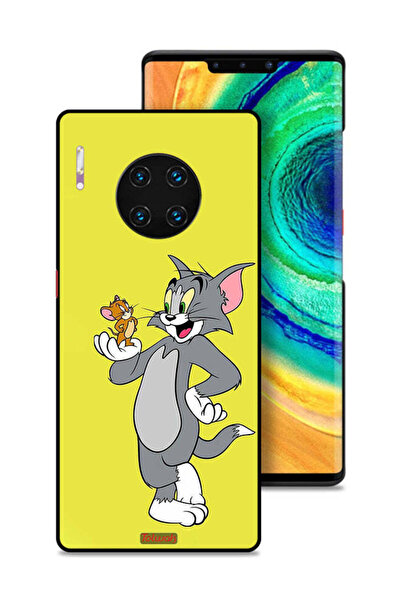 Tolwak غطاء حماية لهاتف هواوي ميت 30 إي برو 5G بتصميم توم وجيري