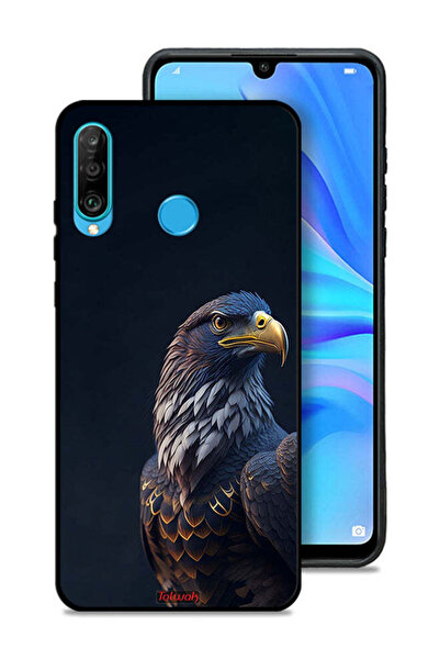 Tolwak غطاء حماية لهاتف هواوي بي 30 لايت بتصميم النسر عالي الوضوح