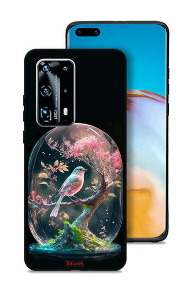 Tolwak غطاء حماية هواوي بي 40 برو بلس 5G بتصميم طائر في جرة