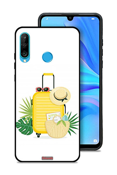 Tolwak غطاء حماية لهاتف هواوي P30 لايت - فن رقمي صيفي