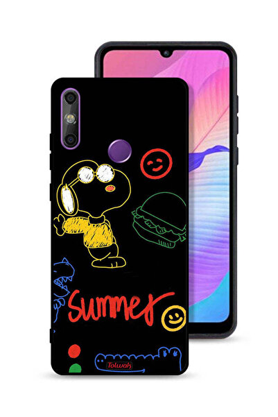 Tolwak غطاء حماية لهاتف هواوي إنجوي 20e بملصق صيفي