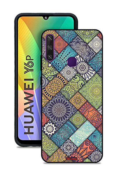 Tolwak غطاء حماية لهاتف هواوي Y6p بنمط ماندالا