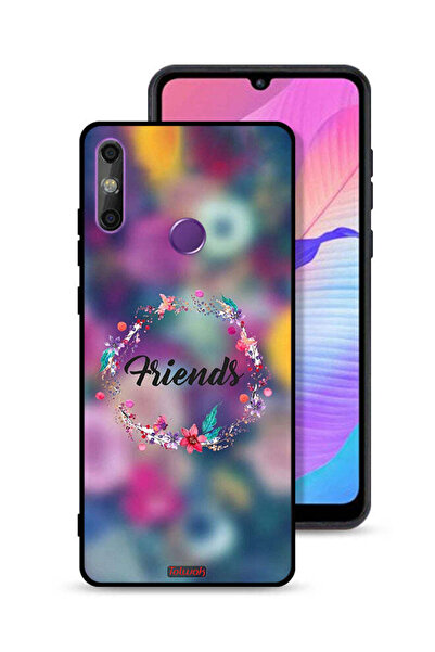 Tolwak غطاء حماية لهاتف هواوي إنجوي 20e بتصميم خاتم أصدقاء الزهور