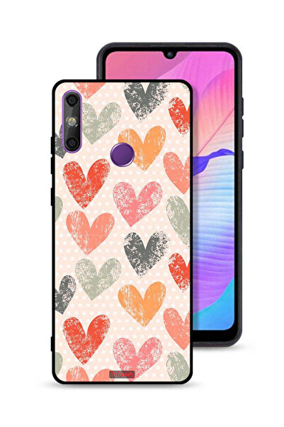Tolwak غطاء حماية لهاتف هواوي إنجوي 20e برسومات قلوب