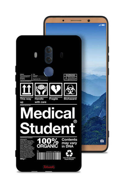 Tolwak غطاء حماية لهاتف هواوي ميت 10 برو - ملصق طالب الطب