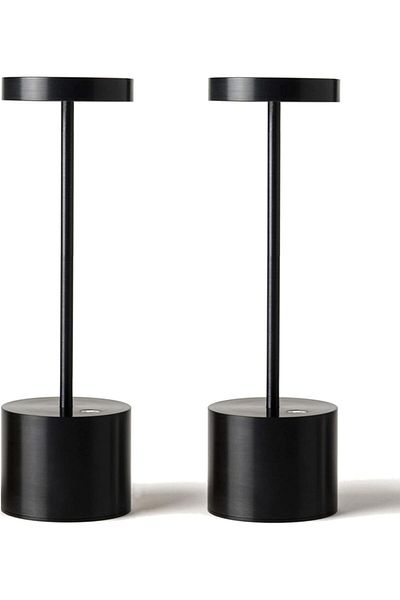 COOYA Rechargeable Cordless Table Lamp,Outdoor Portable Battery Operated Desk Lamps 34 x 8cm