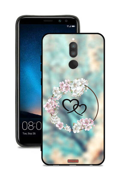 Tolwak غطاء حماية لهاتف هواوي ميت 10 لايت بتصميم قلوب ورسومات دائرية
