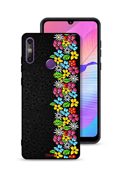 Tolwak غطاء حماية لهاتف هواوي إنجوي 20e بتصميم زهور