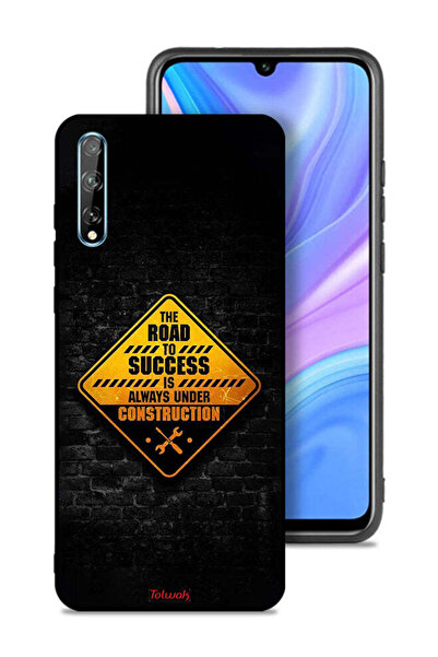 Tolwak غطاء حماية لهاتف هواوي بي سمارت إس الطريق إلى النجاح دائمًا قيد الإنشاء