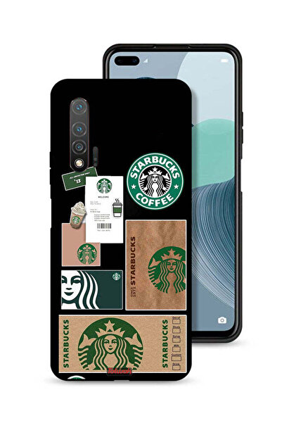 Tolwak غطاء حماية لهاتف هواوي نوفا 6 - ملصق ستاربكس