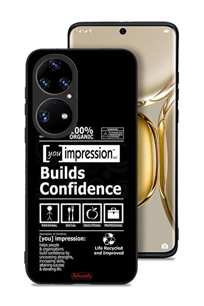 Tolwak غطاء حماية لهاتف هواوي P50 Pro ملصق يعزز الثقة