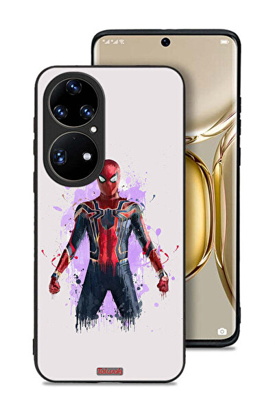 Tolwak غطاء حماية لهاتف هواوي P50 برو بتصميم العنكبوت الحديدي