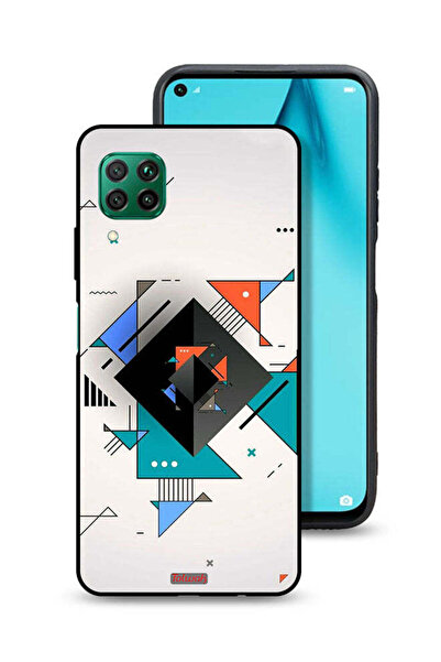 Tolwak غطاء حماية لهاتف هواوي نوفا 7i بأشكال مربعة ومثلثة ونمط تجريدي
