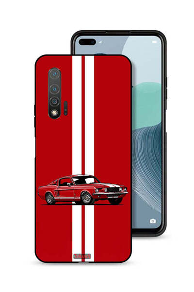 Tolwak Huawei nova 6 Protective Case Cover Vintage Car Abstract Art