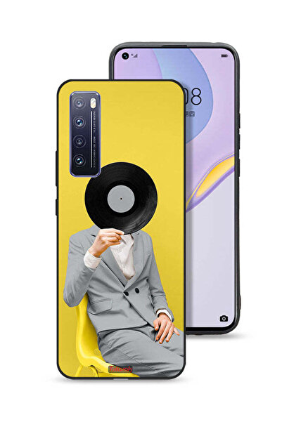 Tolwak غطاء حماية لهاتف هواوي نوفا 7 5G، تصميم دي جي، فن تجريدي