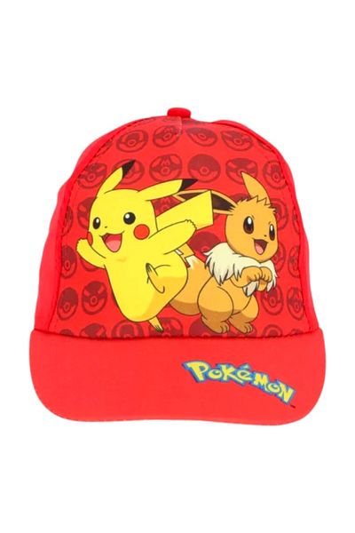 Pokemon Boys' cap, multicolor, size 54 cm, So Fun, Pokemon