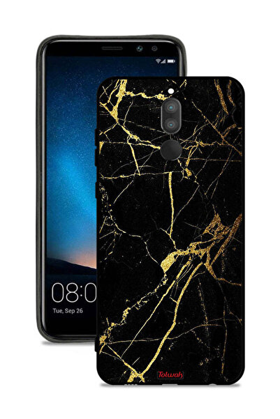 Tolwak غطاء حماية لهاتف هواوي ميت 10 لايت - رخامي متصدع