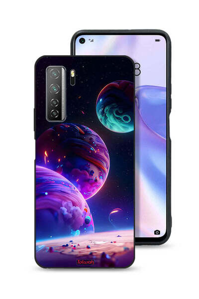 Tolwak غطاء حماية لهاتف هواوي نوفا 7 SE 5G بنمط كوكبي