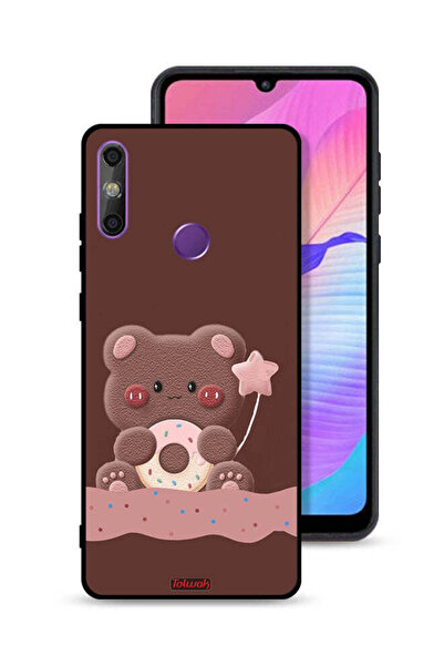 Tolwak غطاء حماية لهاتف هواوي إنجوي 20e على شكل دب دونات