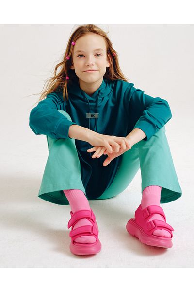 Katee's Kids Girls' Flared Leggings – Ultra-soft Cotton (TRENDY CROP & FLARE)