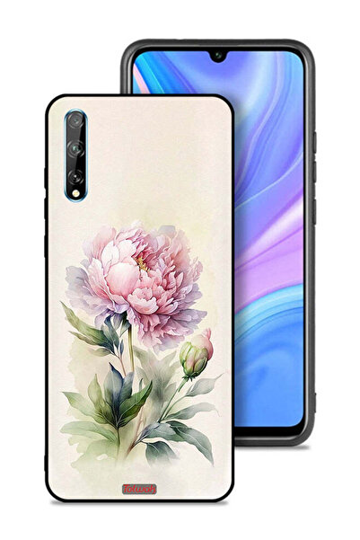 Tolwak غطاء حماية لهاتف هواوي بي سمارت إس - رسمة وردية مائية