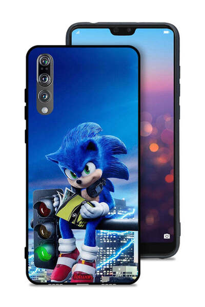 Tolwak غطاء حماية لهاتف هواوي P20 Pro بطبعة سونيك ريدينج