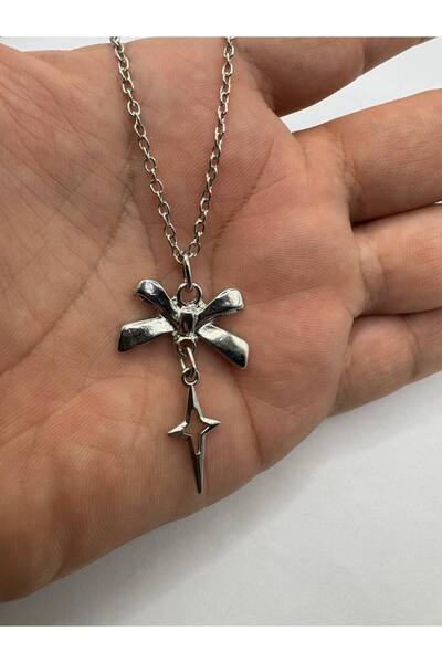 Yuchicly Star Detailed Bowknot Necklace for Women and Men – the Meeting of El...