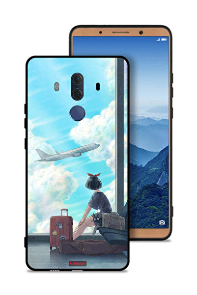 Tolwak غطاء حماية لهاتف هواوي ميت 10 برو بتصميم فن السفر