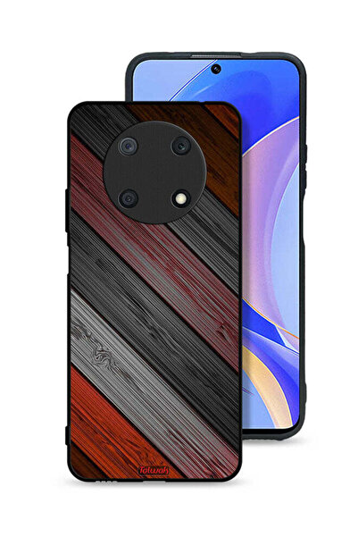 Tolwak Huawei nova Y90 Protective Case Cover Colored Wooden Pattern