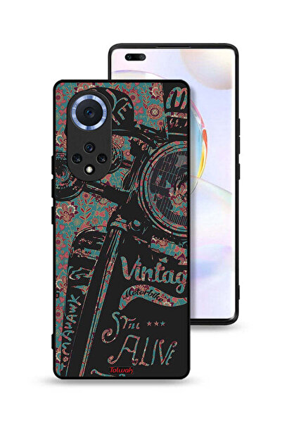 Tolwak غطاء حماية لهاتف Honor 50 Pro بتصميم دراجة نارية كلاسيكية
