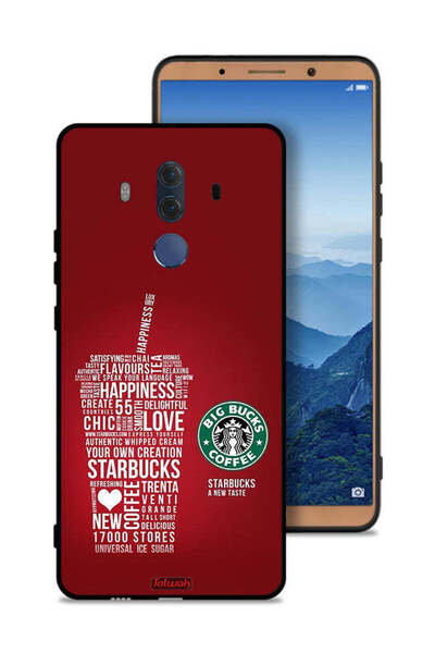 Tolwak غطاء حماية لهاتف هواوي ميت 10 برو - ملصق قهوة