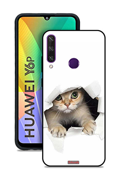 Tolwak غطاء حماية لهاتف هواوي Y6p بتصميم قطة