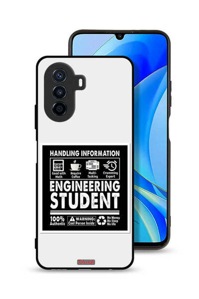 Tolwak غطاء حماية لهاتف هواوي نوفا Y70 - ملصق طالب هندسة