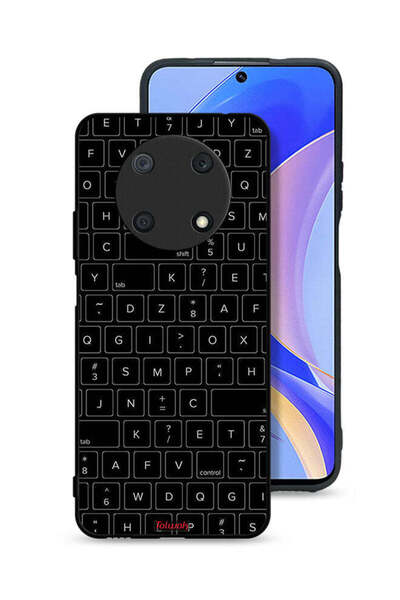 Tolwak غطاء حماية لهاتف هواوي نوفا Y90 بنمط مفاتيح لوحة المفاتيح العشوائية