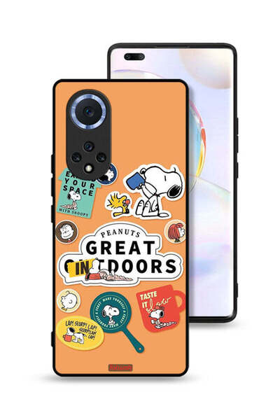 Tolwak غطاء حماية لهاتف Honor 50 Pro بملصقات الفول السوداني