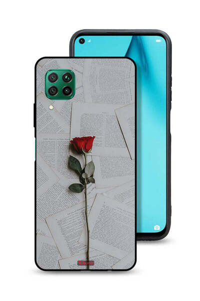 Tolwak غطاء حماية لهاتف هواوي بي 40 لايت 4G وردي على ورق